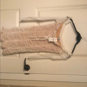 Maura mesh dress White